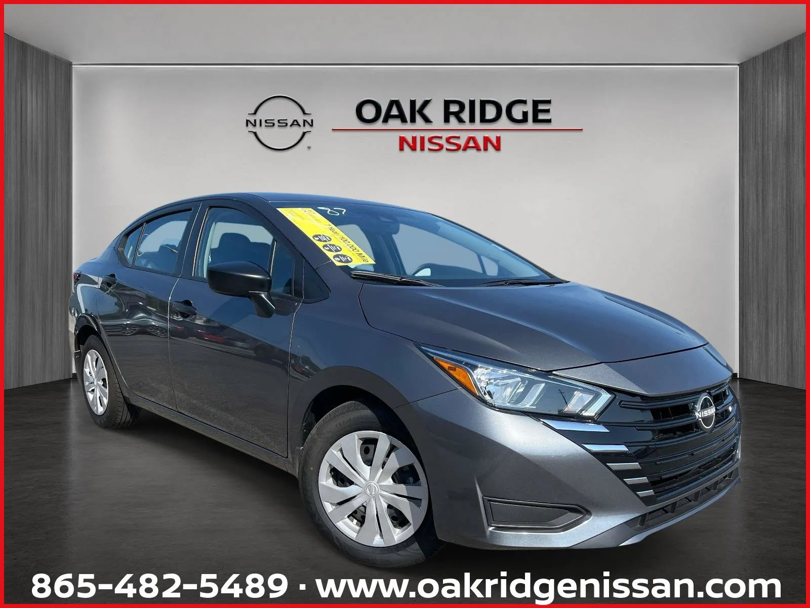 Gray 2024 NISSAN VERSA S for sale in Oak Ridge, TN