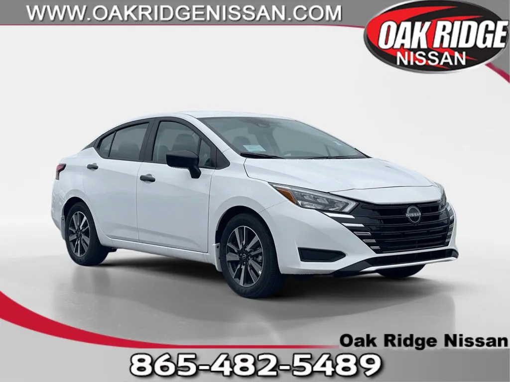 White 2025 NISSAN VERSA SEDAN S for sale in Oak Ridge, TN