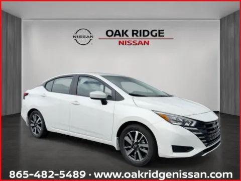 White 2025 NISSAN VERSA SV for sale in Oak Ridge, TN