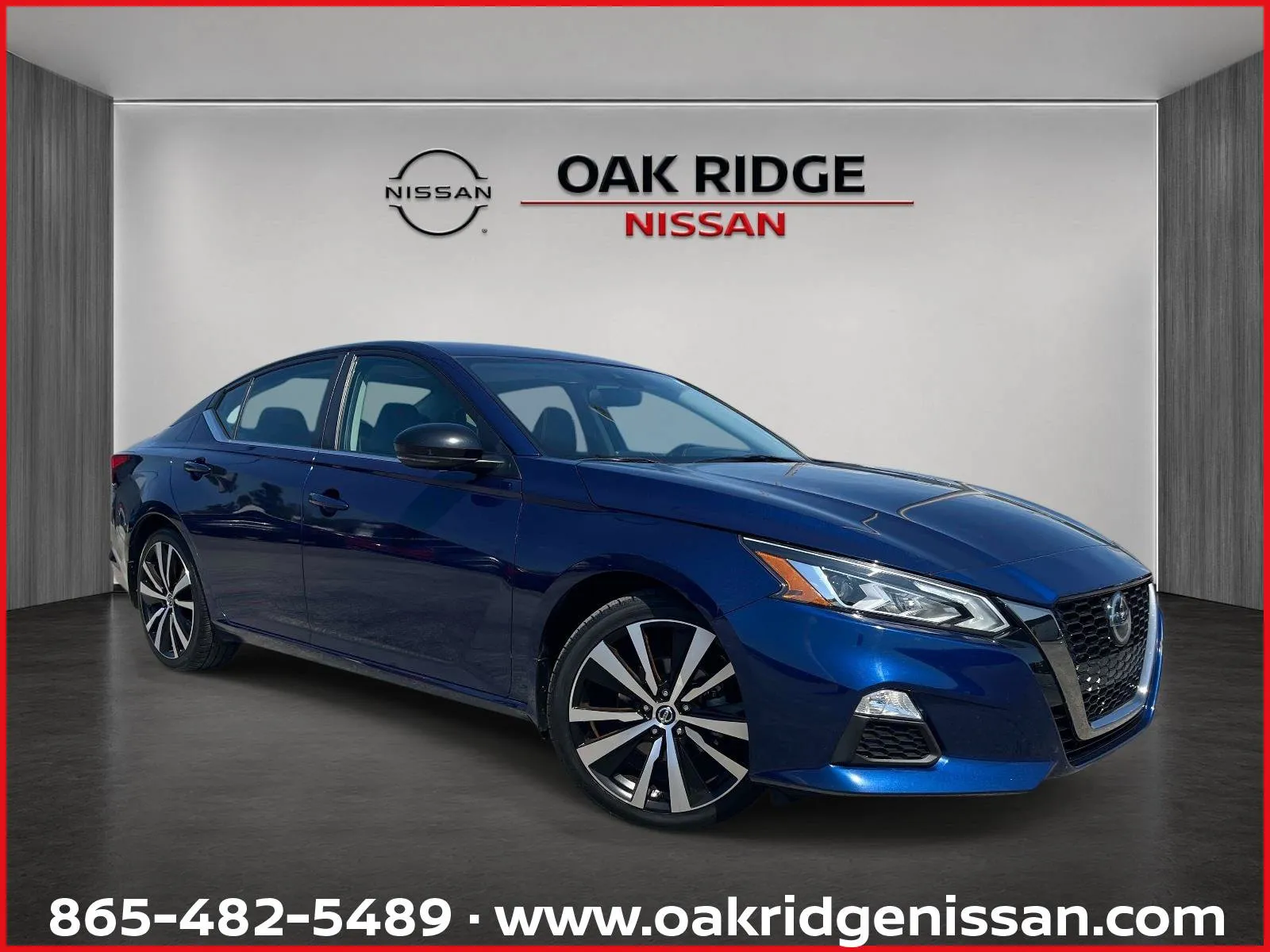 Blue 2021 NISSAN ALTIMA SR 2.5 SR for sale in Oak Ridge, TN