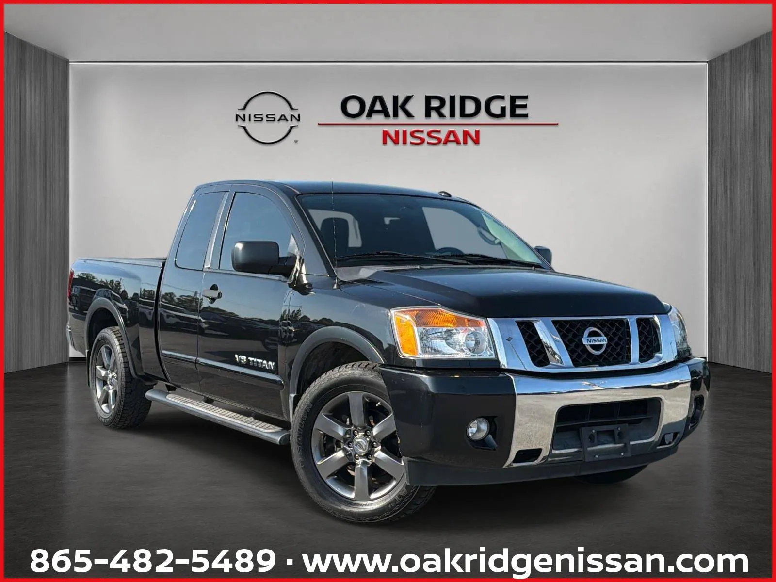 Black 2015 NISSAN TITAN S/SV/PRO- SV for sale in Oak Ridge, TN