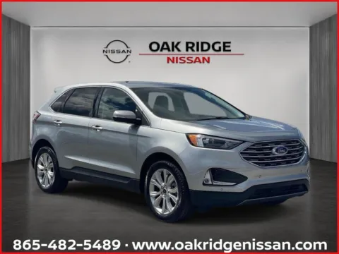 Silver 2024 Ford Edge Titanium for sale in Oak Ridge, TN