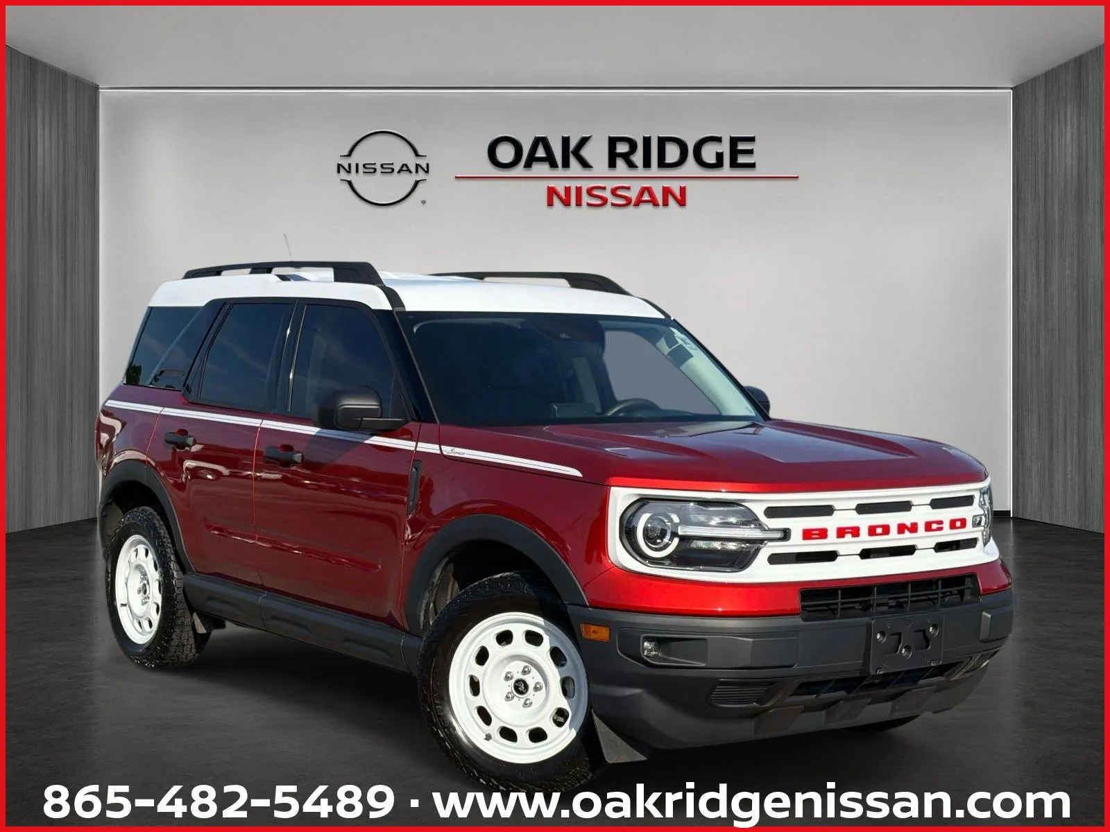 Red 2023 FORD BRONCO SPORT HE Heritage for sale in Oak Ridge, TN