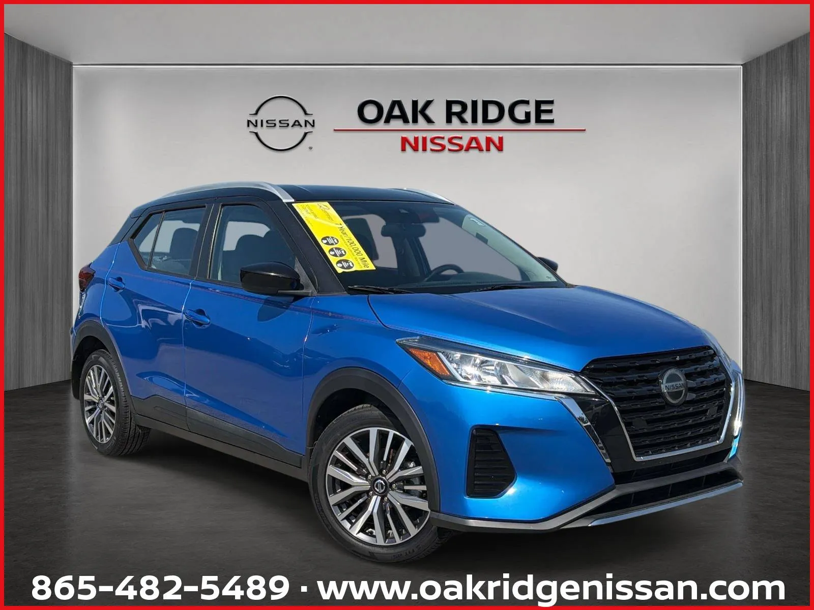 Blue 2021 NISSAN KICKS SV for sale in Oak Ridge, TN