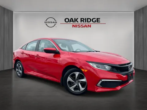 Red 2020 HONDA CIVIC LX for sale in Oak Ridge, TN