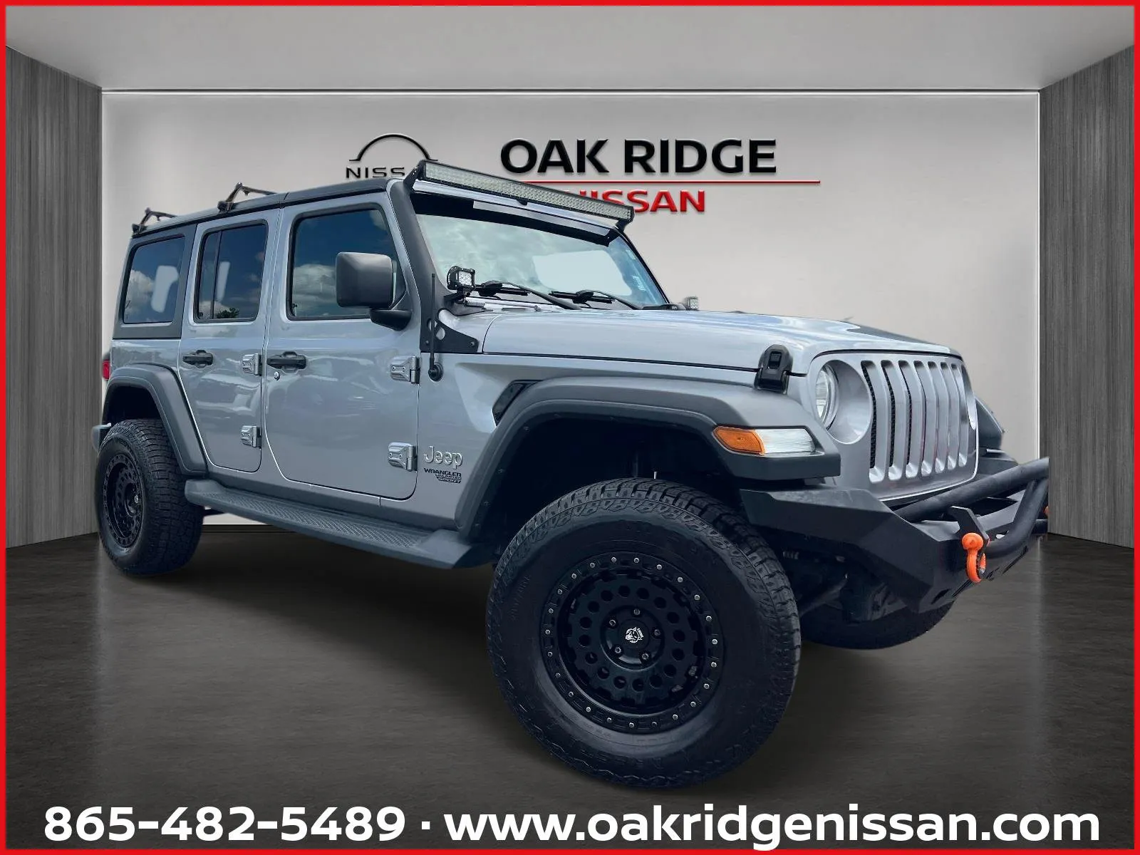 Gray 2018 JEEP WRANGLER UNLIMI Sport S for sale in Oak Ridge, TN