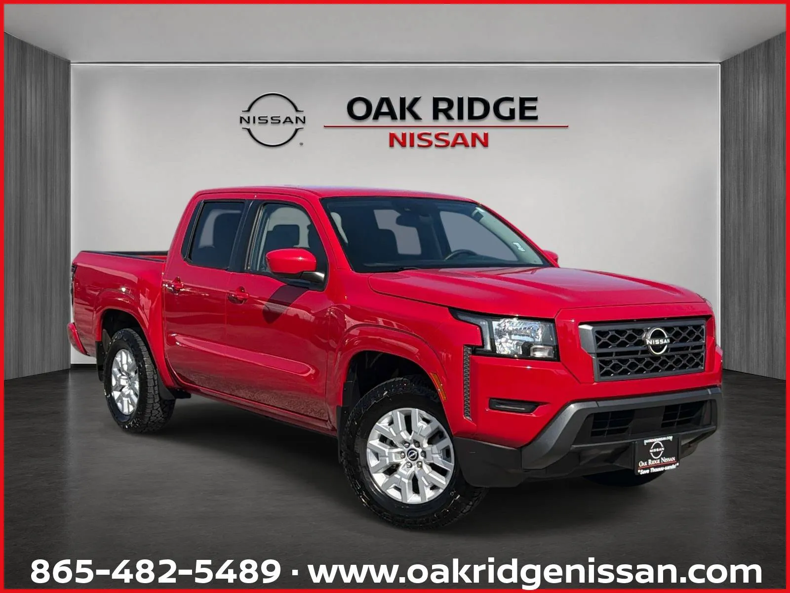 Red 2022 NISSAN FRONTIER S/SV/P SV for sale in Oak Ridge, TN