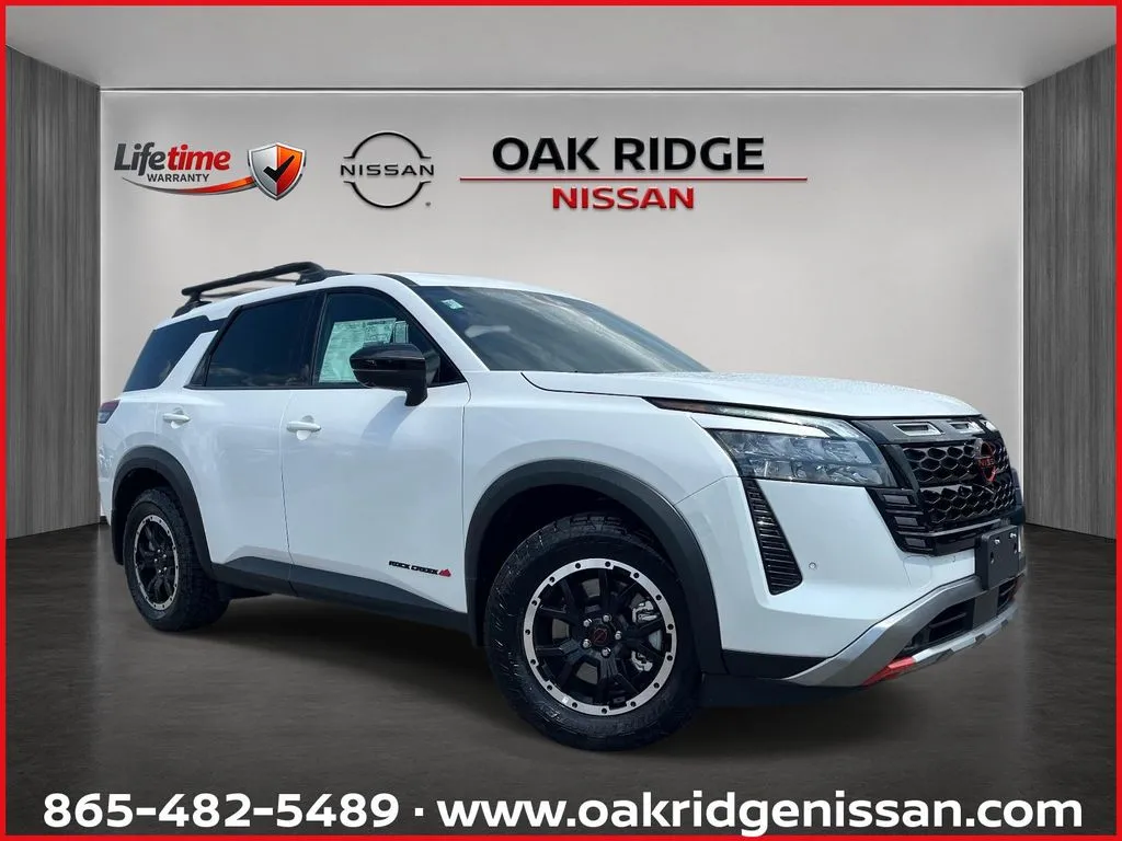White 2026 Nissan Pathfinder Rock Creek for sale in Oak Ridge, TN