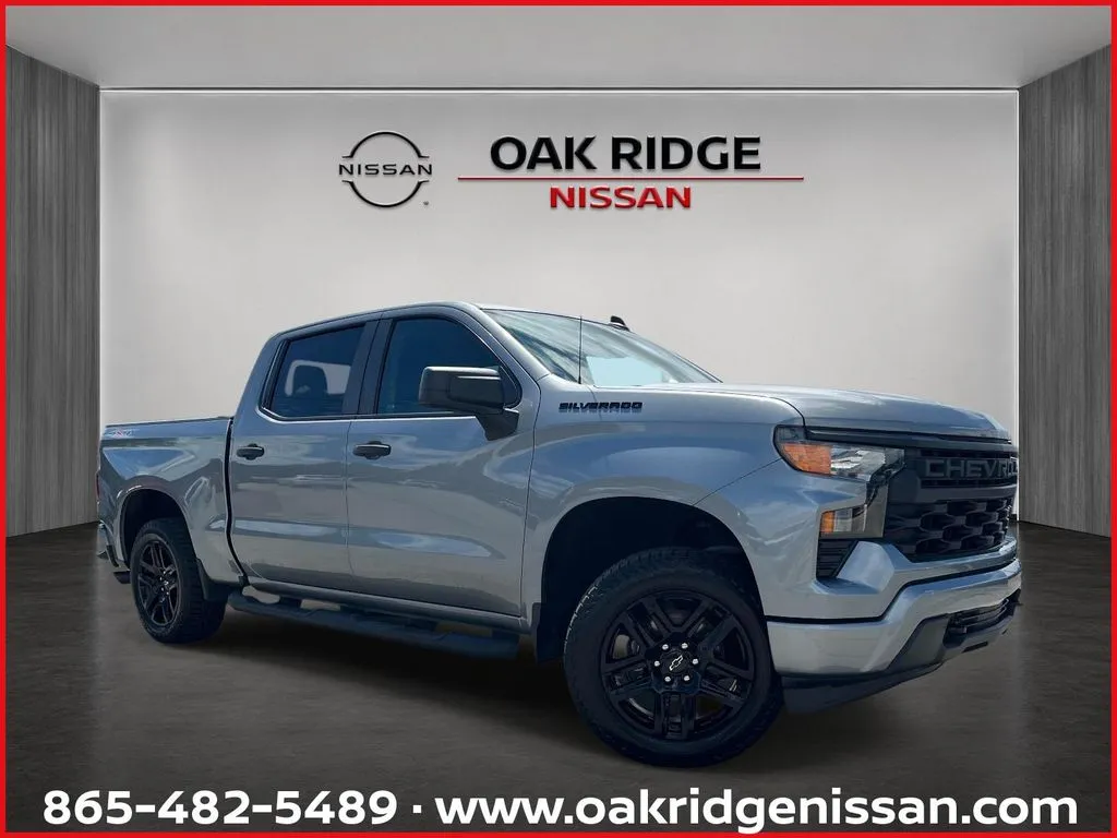 Gray 2023 Chevrolet Silverado Custom for sale in Oak Ridge, TN