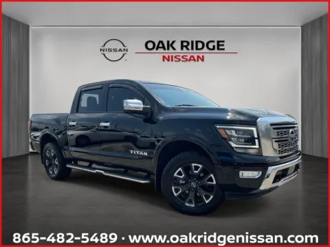 Black 2023 Nissan Titan Platinum Reserve for sale in Oak Ridge, TN