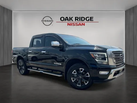 Black 2023 NISSAN TITAN SV/SL/PRO Platinum Reserve for sale in Oak Ridge, TN