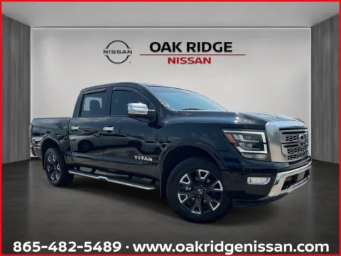 Black 2023 NISSAN TITAN SV/SL/PRO Platinum Reserve for sale in Oak Ridge, TN