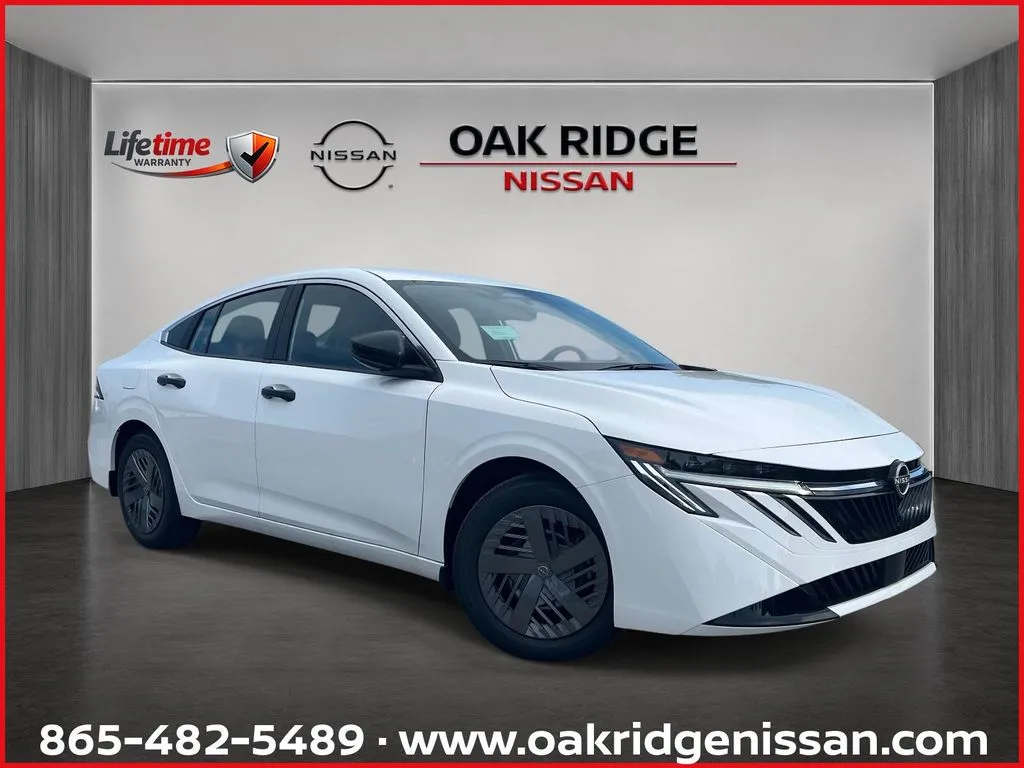 White 2026 Nissan Sentra S for sale in Oak Ridge, TN
