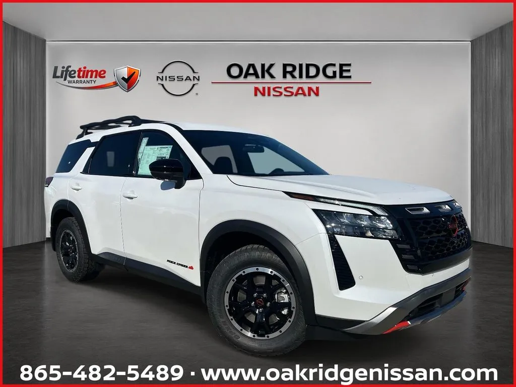 White 2026 Nissan Pathfinder Rock Creek for sale in Oak Ridge, TN