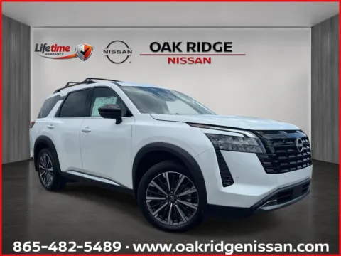 White 2026 Nissan Pathfinder Platinum for sale in Oak Ridge, TN