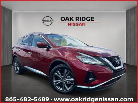 Red 2021 Nissan Murano Platinum for sale in Oak Ridge, TN
