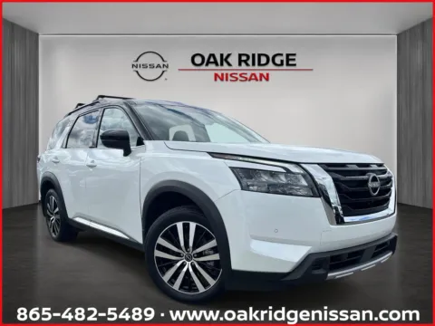 White 2025 Nissan Pathfinder Platinum for sale in Oak Ridge, TN