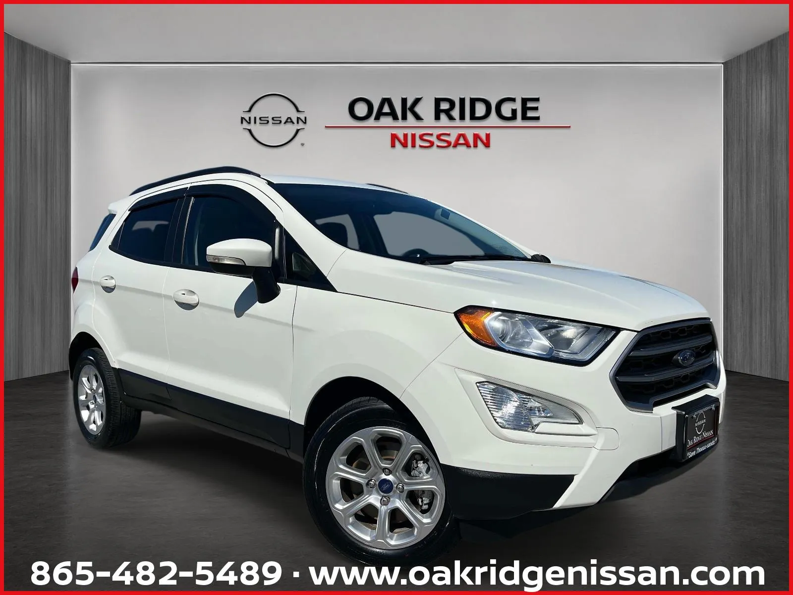 White 2021 Ford Ecosport SE for sale in Oak Ridge, TN