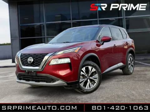 Red 2021 Nissan Rogue SV for sale in Lehi, UT