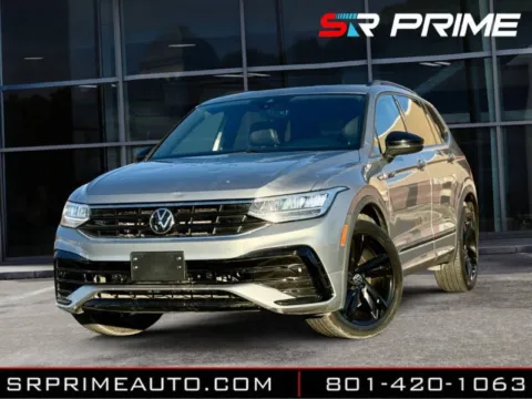 Gray 2023 Volkswagen Tiguan SE R-Line Black for sale in Lehi, UT