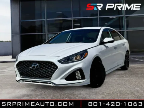 White 2019 Hyundai Sonata SEL for sale in Lehi, UT