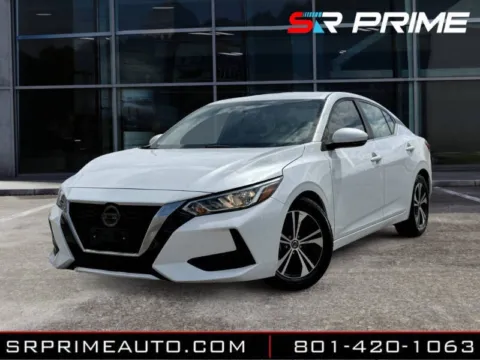 White 2020 Nissan Sentra SV for sale in Lehi, UT