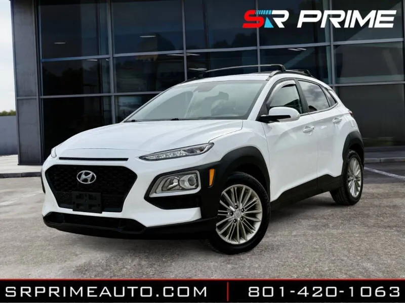 White 2021 Hyundai Kona SEL for sale in Lehi, UT