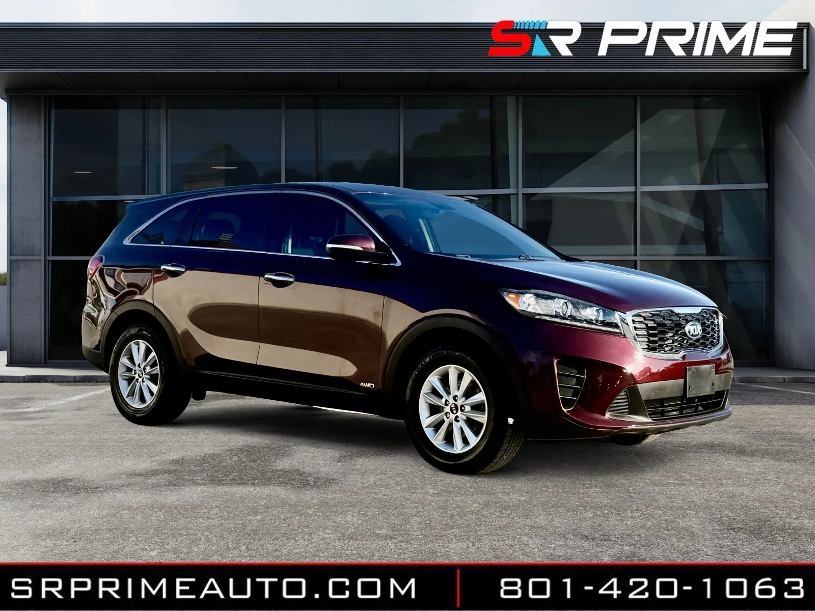 Red 2020 Kia Sorento LX for sale in Lehi, UT