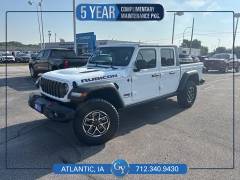 White 2025 Jeep Gladiator Rubicon for sale in Atlantic, IA