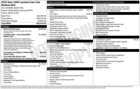 Photos of 2025 Ram 2500 Laramie for sale in Atlantic, IA at Gregg Young Chrysler Dodge Jeep Ram of Atlantic