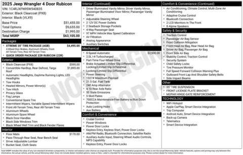 Photos of 2025 Jeep Wrangler Rubicon for sale in Atlantic, IA at Gregg Young Chrysler Dodge Jeep Ram of Atlantic