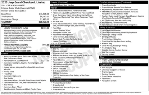 Photos of 2025 Jeep Grand Cherokee L Limited for sale in Atlantic, IA at Gregg Young Chrysler Dodge Jeep Ram of Atlantic