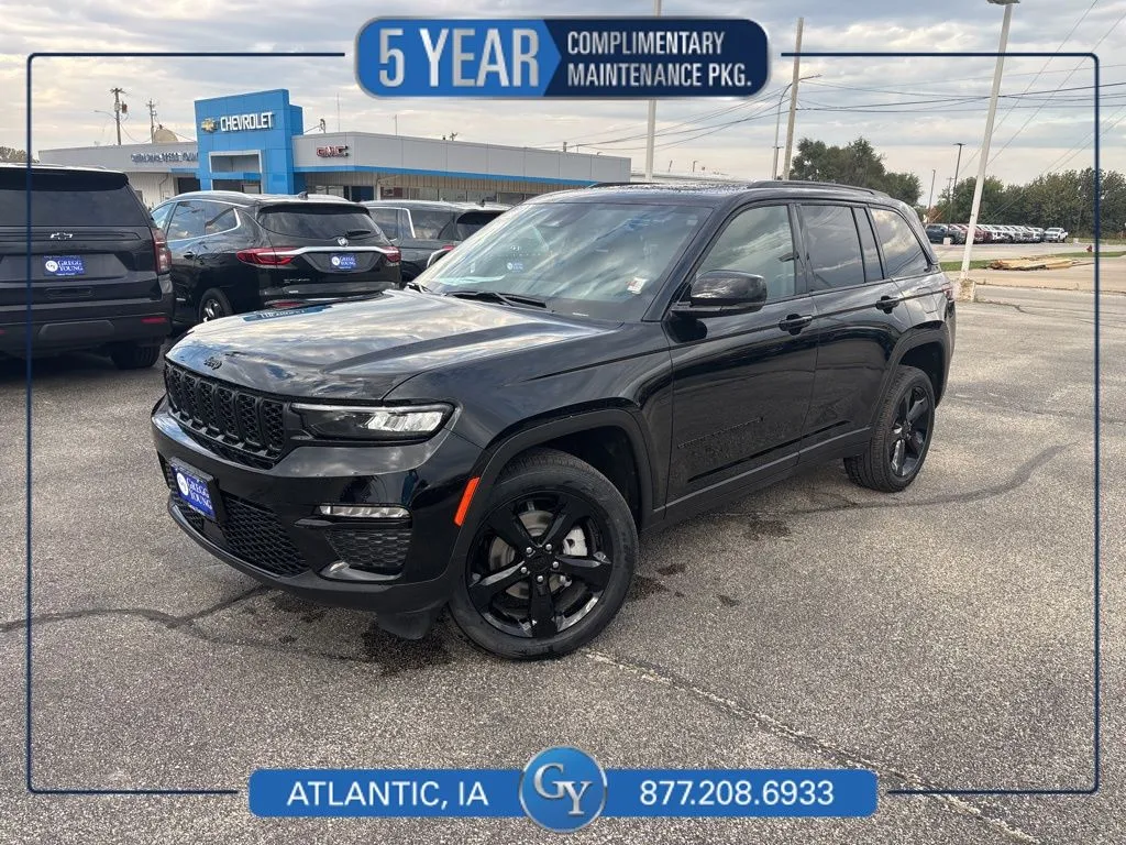 Black 2025 Jeep Grand Cherokee Limited for sale in Atlantic, IA