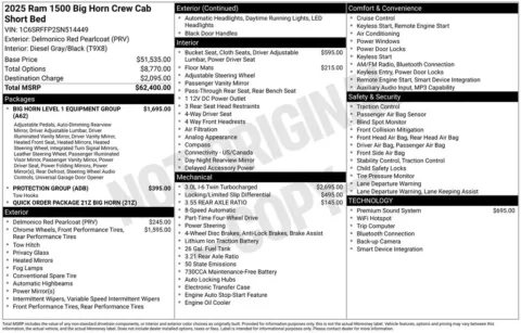 Photos of 2025 Ram 1500 Big Horn/Lone Star for sale in Atlantic, IA at Gregg Young Chrysler Dodge Jeep Ram of Atlantic