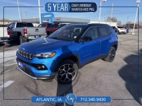 Blue 2026 Jeep Compass Limited for sale in Atlantic, IA