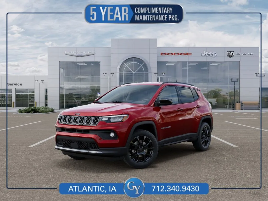 Red 2026 Jeep Compass Latitude for sale in Atlantic, IA