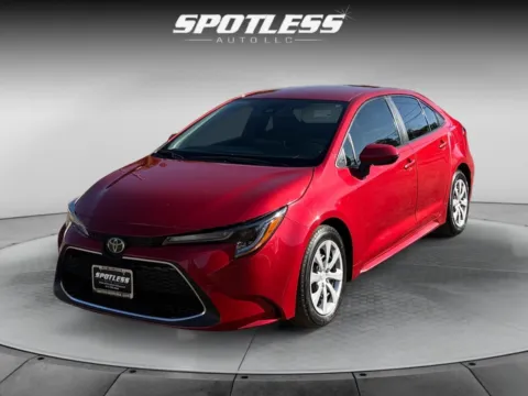 Red 2021 Toyota Corolla LE for sale in San Antonio, TX