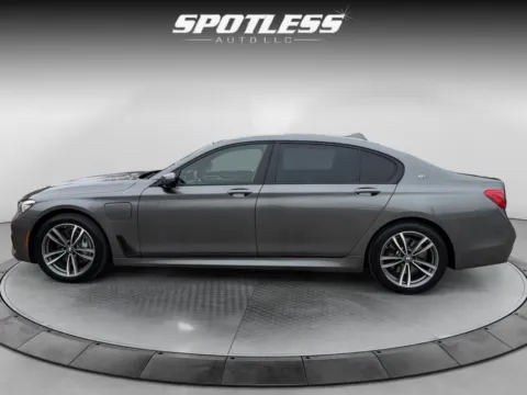 Another view of 2017 BMW 7 Series 740e xDrive iPerformance for sale in San Antonio, TX at Spotless Auto Loop 1604