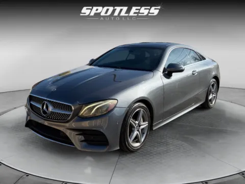 Gray 2018 Mercedes-Benz E-Class E 400 for sale in San Antonio, TX