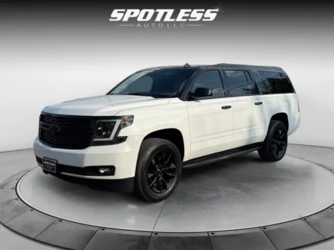 White 2015 Chevrolet Suburban LTZ for sale in San Antonio, TX