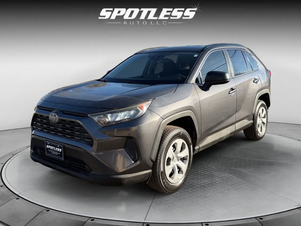 Gray 2019 Toyota RAV4 LE for sale in San Antonio, TX