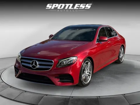 Red 2017 Mercedes-Benz E-Class E 300 for sale in San Antonio, TX