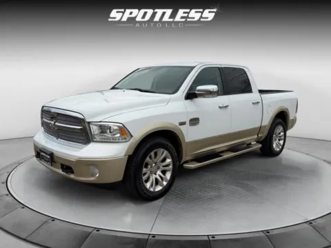 White 2015 Ram 1500 Laramie Longhorn for sale in San Antonio, TX