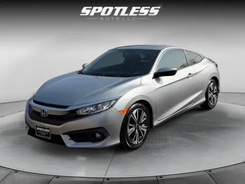 Silver 2016 Honda Civic EX-T for sale in San Antonio, TX