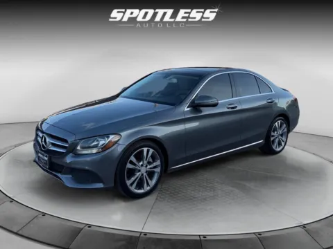 Gray 2017 Mercedes-Benz C-Class C 300 for sale in San Antonio, TX