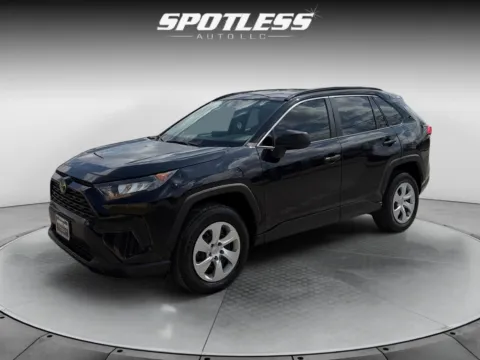 Black 2021 Toyota RAV4 LE for sale in San Antonio, TX