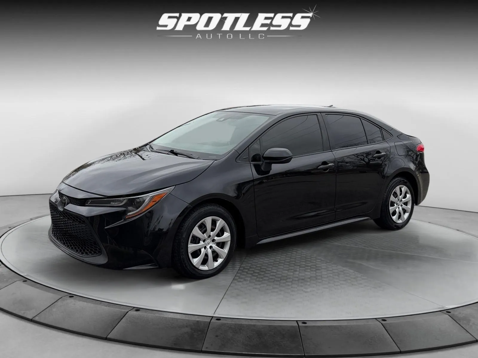 Black 2020 Toyota Corolla LE for sale in San Antonio, TX