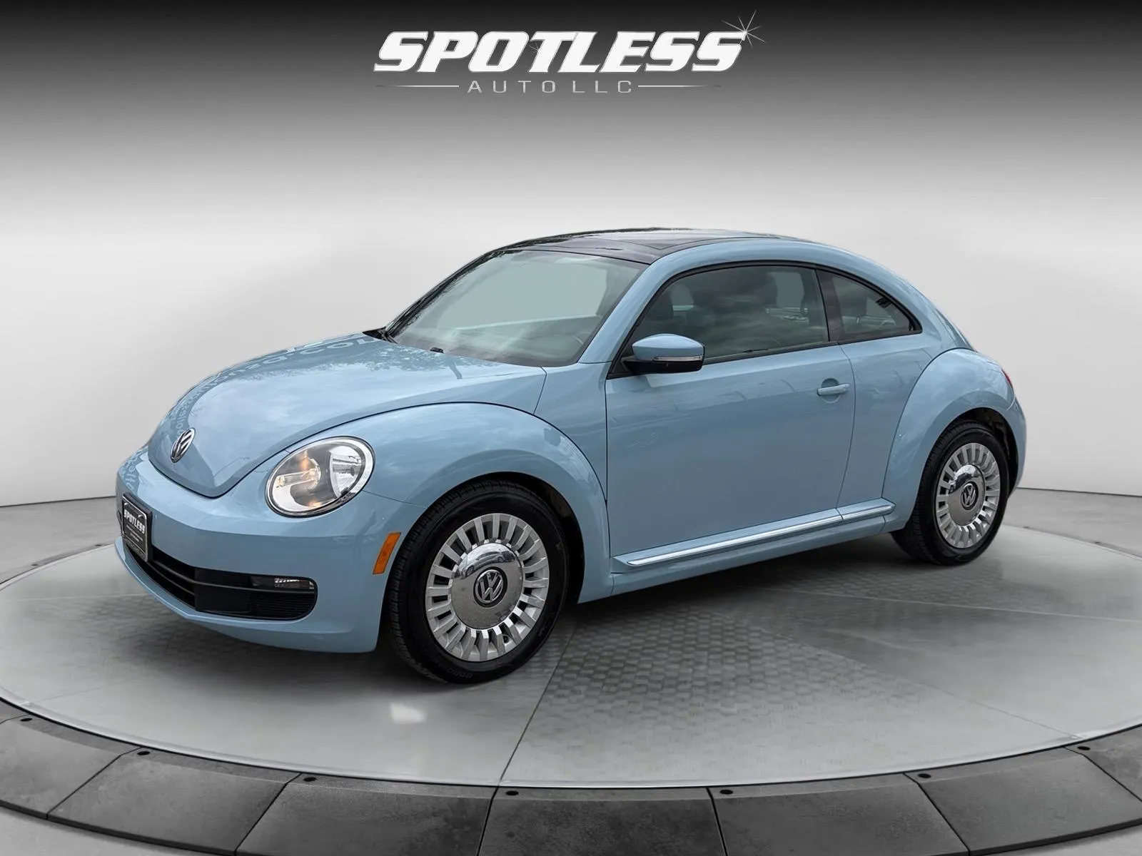 Blue 2015 Volkswagen Beetle 1.8T PZEV for sale in San Antonio, TX