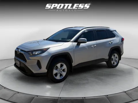 Silver 2019 Toyota RAV4 Hybrid LE for sale in San Antonio, TX