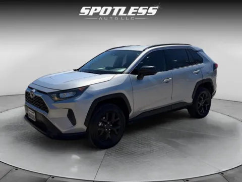 Silver 2021 Toyota RAV4 LE for sale in San Antonio, TX